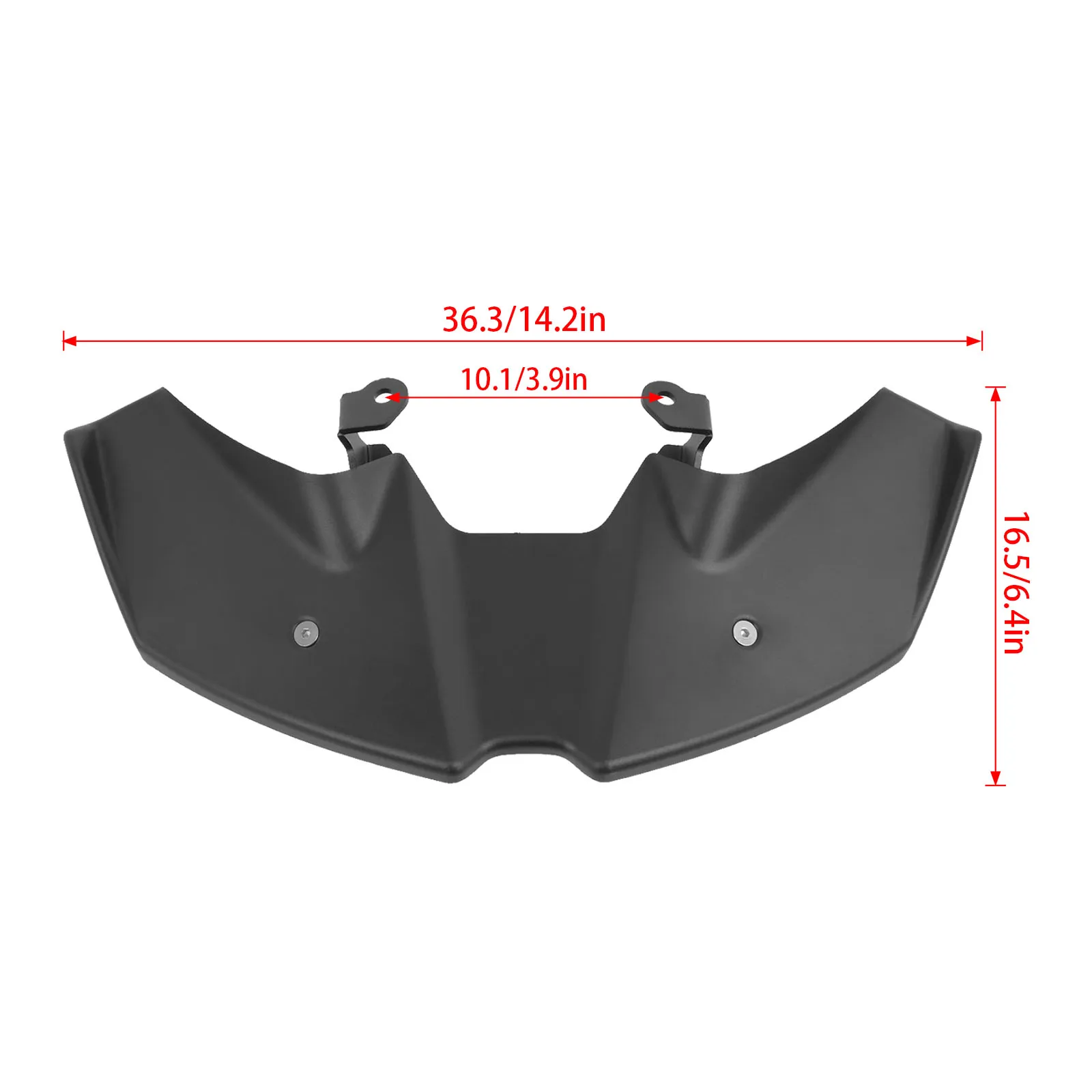 لشارع الثلاثي 765RS 765R 2023-2025 765 R RS دراجة نارية Downforce عارية Forntal الجبهة سبويلر الهوائية الجناح منحرف #6