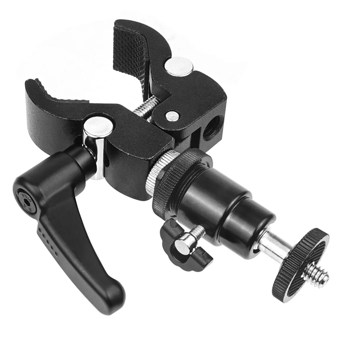 Super Clamp Mount Halter mit Stativ Kugelkopf Adapter für Gopro für Insta360 DSLR Monitor LED Blitzlicht Kamera Röhren halterung – Detail 13