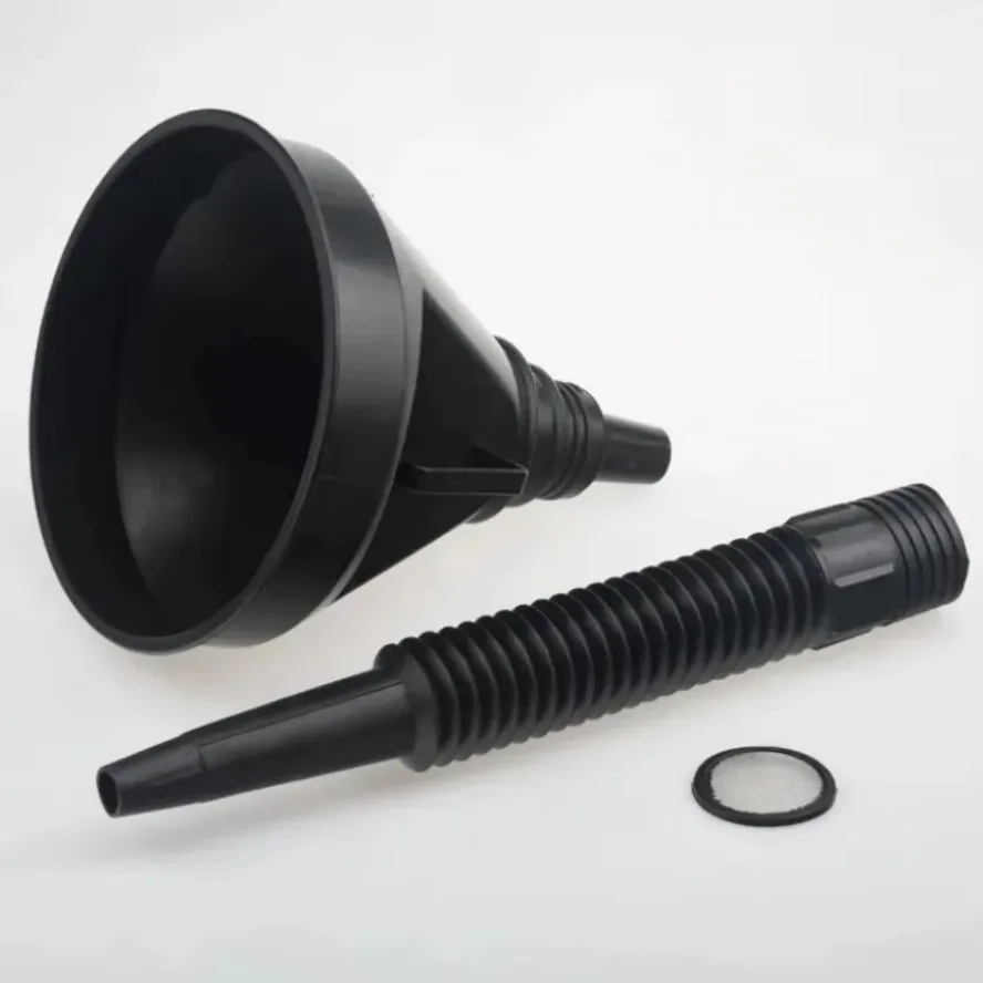 Telescopic Car Refueling Funnel with Filter Car Motorcycle Truck Engine Oil Gasoline Filling Funnels Extension Pipe Tools  1`