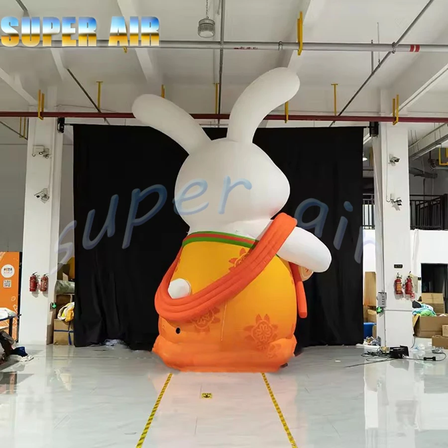 Wholse clebrate the Mid-Autumn festival inflatable rabbit in the moon for decoration