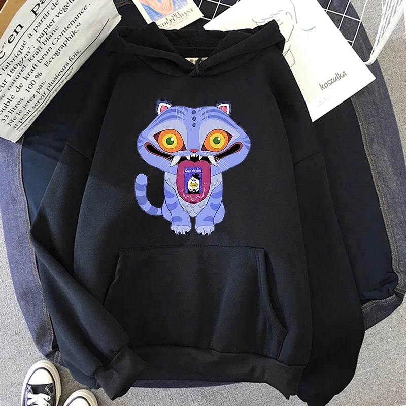 KPop Demon Hunters Derpy Hoodie Fashion Women Men Clothing Loose Fleece Movie Printing 2025 Pullovers Graphic Hoodies Female Top image 3
