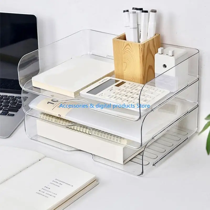 77JD Multipurpose Paper Letter Tray Desktop File Organiser Organiser Document Tray