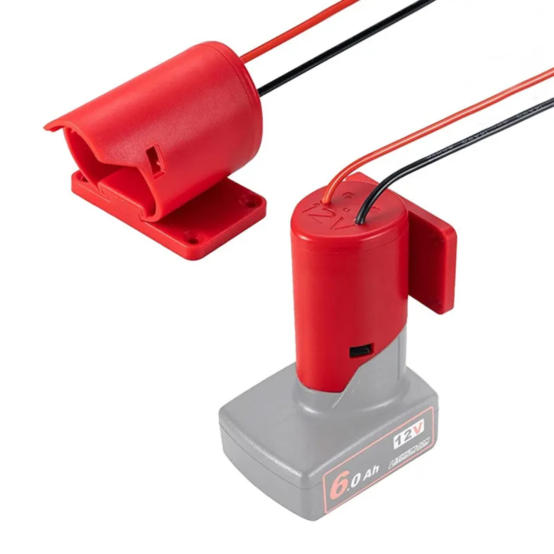 USB Power Connector Charger Holster Device Charging Adapter For Milwaukee 10.8V 12V Li-ion Battery