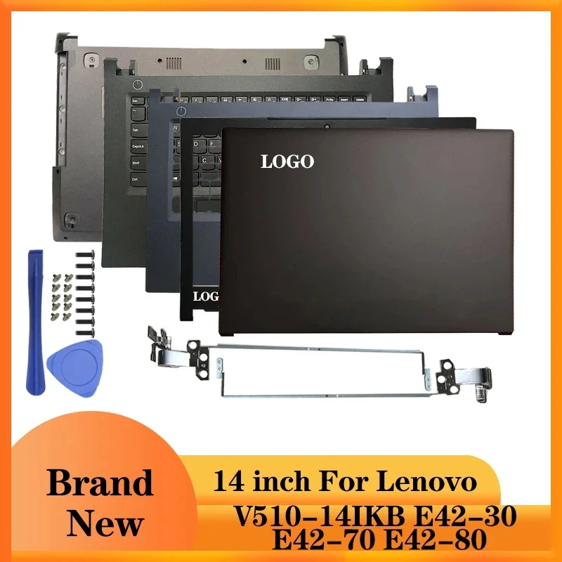 

NEW For Lenovo V510-14IKB E42 E42-30 E42-70 E42-80 Laptop LCD Back Cover/Front Bezel/Hinges/Palmrest/Bottom Case 4ELV8LCLV00