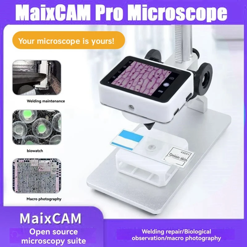 

Maixcam Pro микроскоп для Sipeed Maixcam с открытым исходным кодом AI макетная плата портативный цифровой микроскоп «сделай сам» без батареи