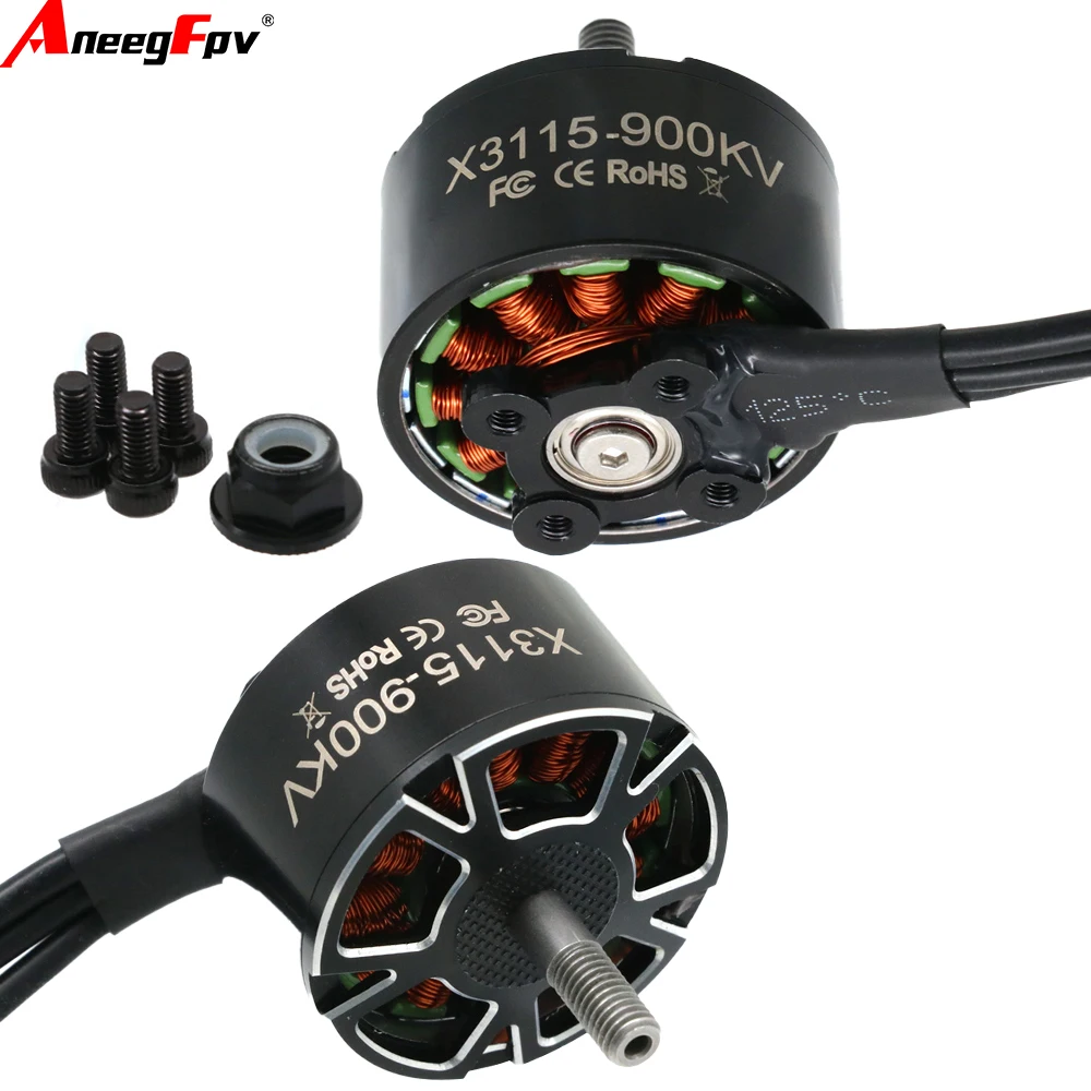 

4pcs/lot UAngel X3115 3115 900KV 1050KV 1200KV 6S Brushless Motor for FPV Freestyle 9inch 10inch Long Range Cinelifter RC Drones