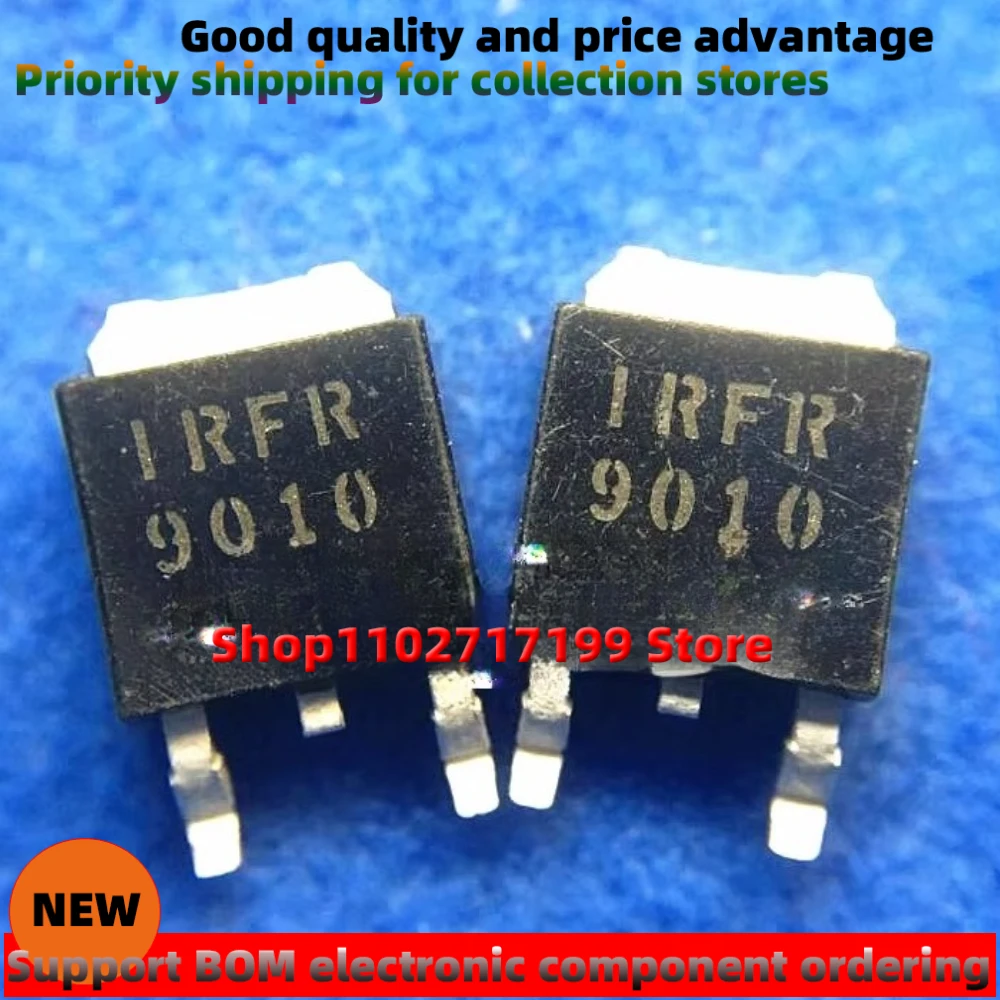 

10PCS/LOT IRFR9010 FR9010 -5.3A/-50V TO252 P-ch mosfet