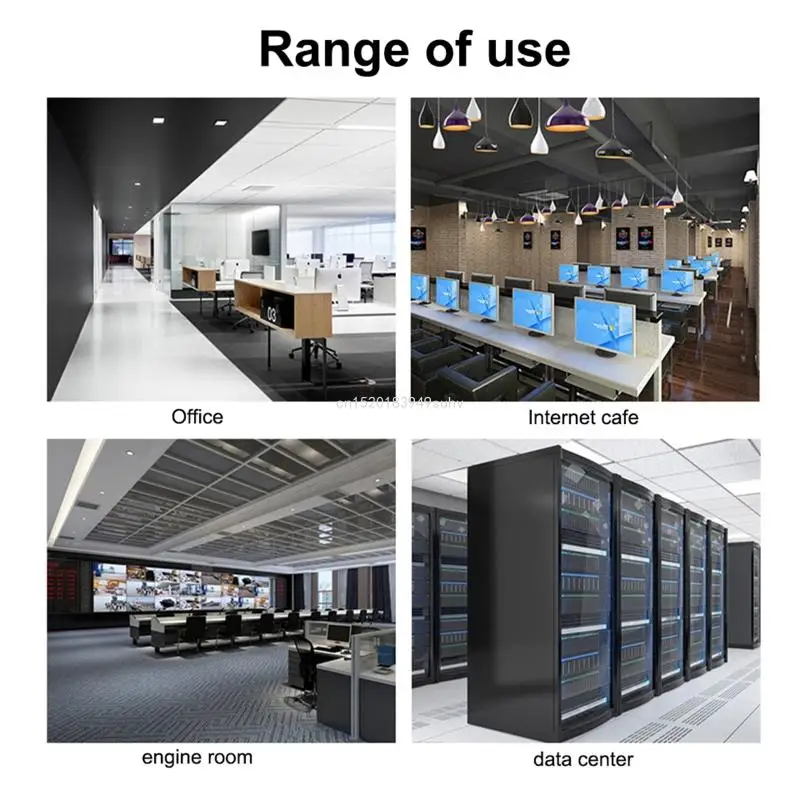 8-Port Straight-Throu-CAT5e-Patchpanel, RJ45-Netzwerkkabeladapter, Keystone-Buchse