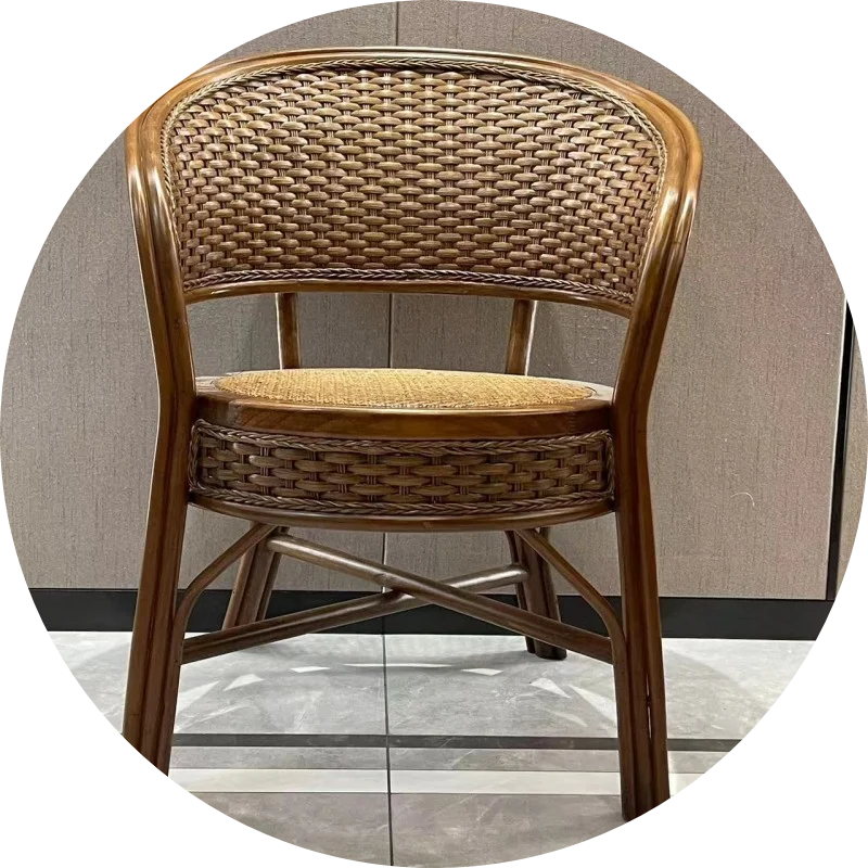 

Natural, rattan chair, elderly, back chair, hand-woven