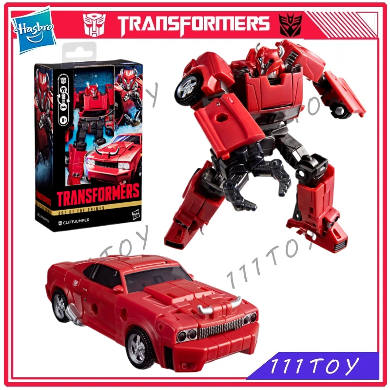 In Stock Hasbro Transformers Classic Toys Age Of The Primes Deluxe Cliffjumper Action Figures Robot Toy Collectibles Gift Hobbie
