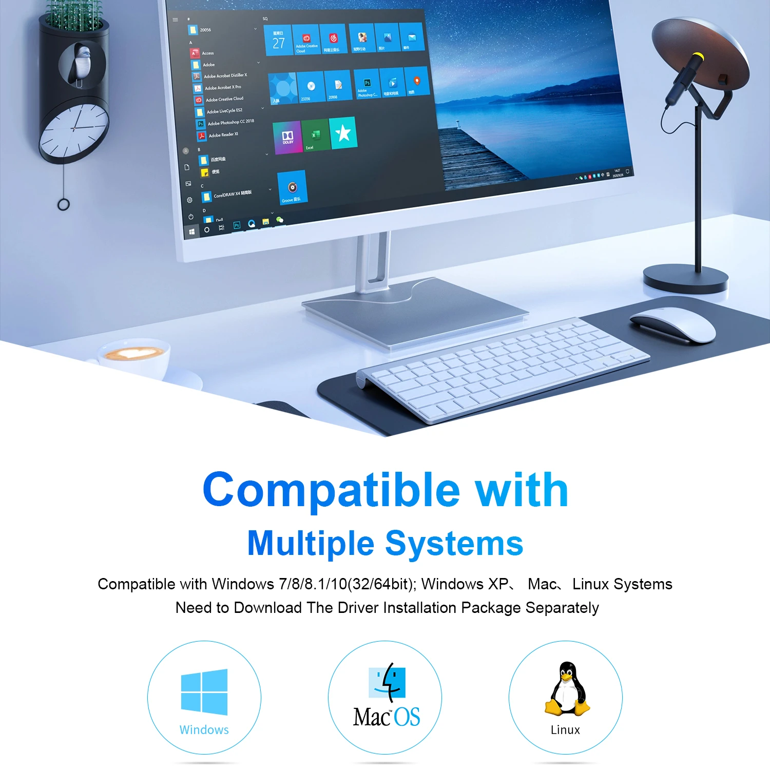 COMFAST USB WiFi Adapter MT7612U 1200Mbps Dual Band 5Ghz 2,4Ghz Wireless Dongle Antenne Adaptador Empfänger für PC Win10 11 Linux – Detail 19