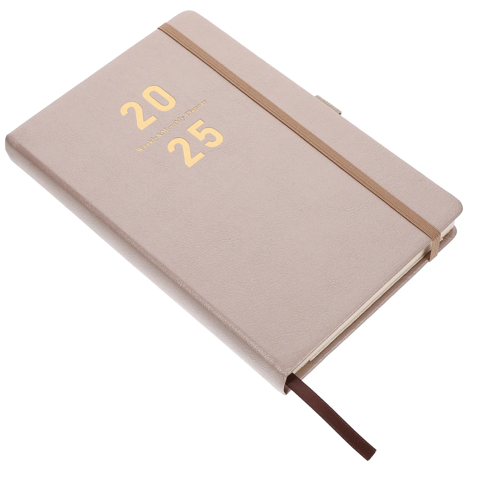 academic-planner-notebook-portable-household-note-book-multi-function-monthly-planner-2025-daily-writing-office-accessory