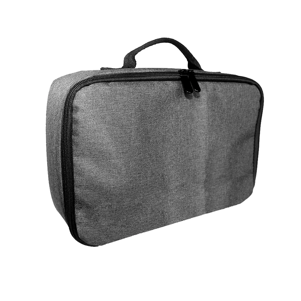 Portable Grey Projector Storage Bag Case Universal Carrying Bag Travel Storage Organizer for Projectors and Accessories