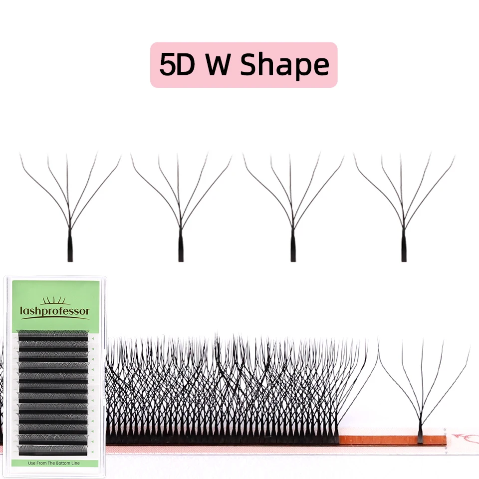 RUJADE Neue U-förmige 3D 4D 5D Wimpernverlängerung U-förmige Wimpern W Bloom Vorgefertigte Fächerwimpern Leichte flauschige Nerz-Kunstwimpern – Detail 40