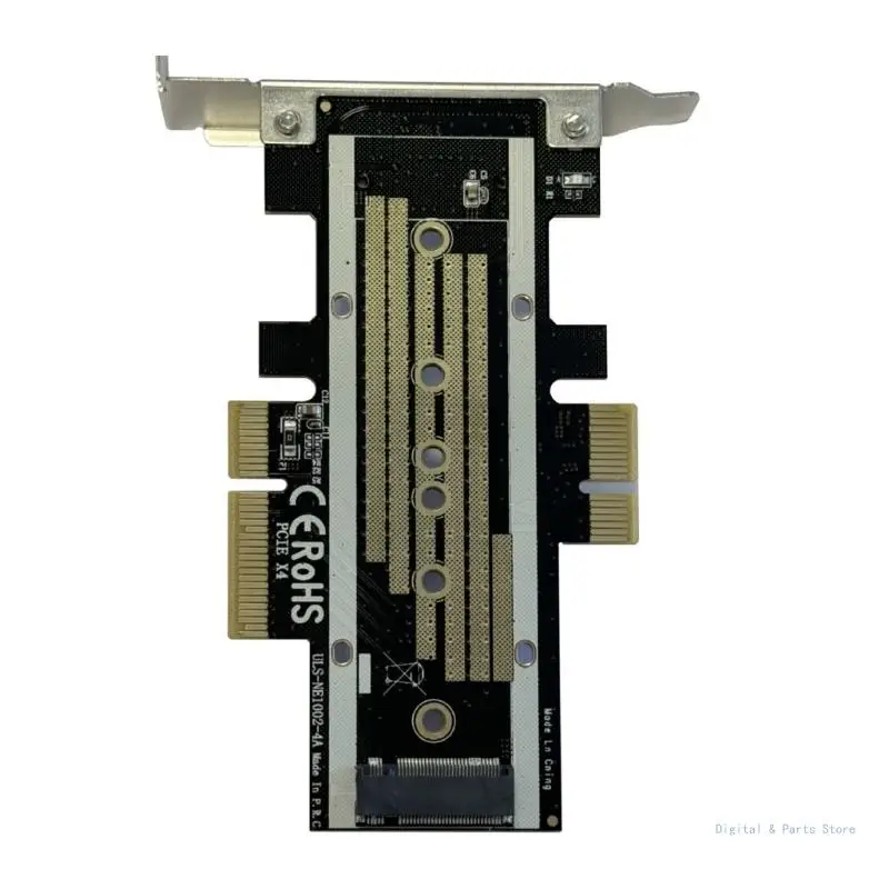 

M17F PCIe X1X4 to M.2 NVMe Adapter Expansion Card Enhances Computer's Storage