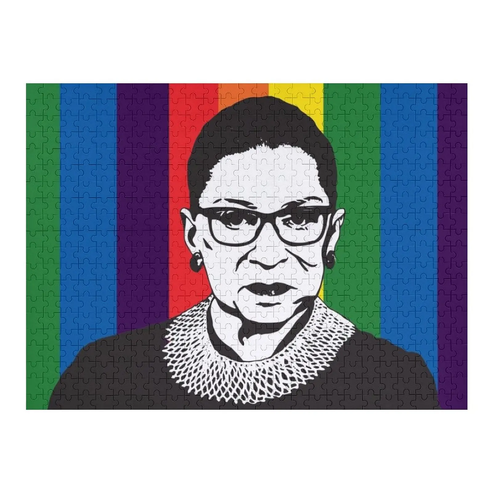 Rompecabezas de arcoíris RBG, regalo personalizable, rompecabezas de regalo con foto personalizada