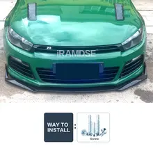 VW Scirocco R Front Bumper Lip Protector #2