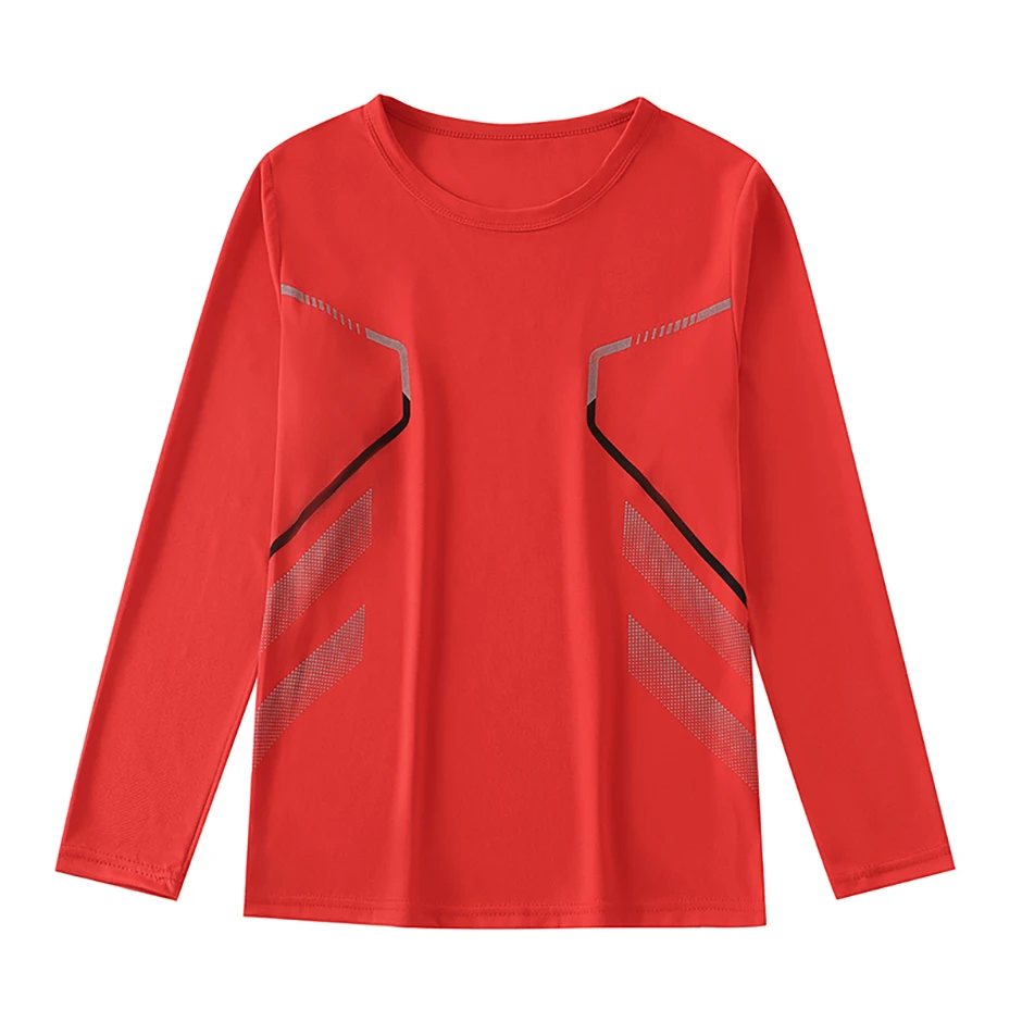 1/3-teiliges Set mit vier Jahreszeiten, Jugend-Aufdruck, lässig, langärmelig, für große Jungen, Sport, Laufen, Geschwindigkeit, trocken, Rundhals-T-Shirt, bequem – Detail 5