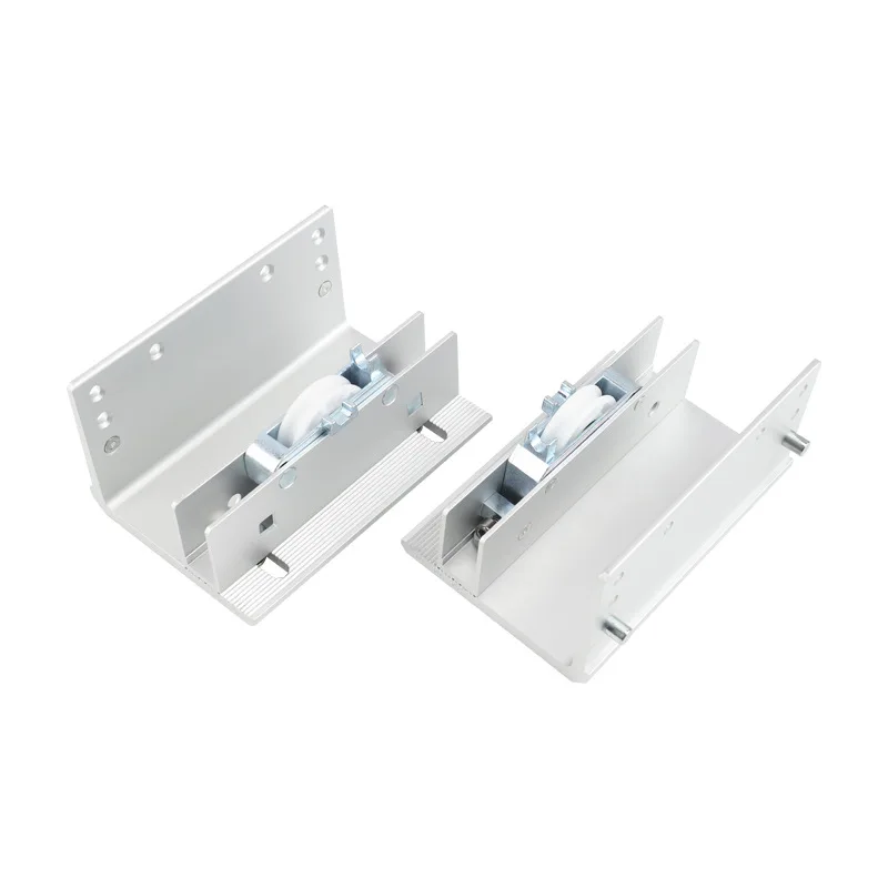 

remote control double open external hanging sliding door track cabinet wardrobe sliding door slide rail five accessories
