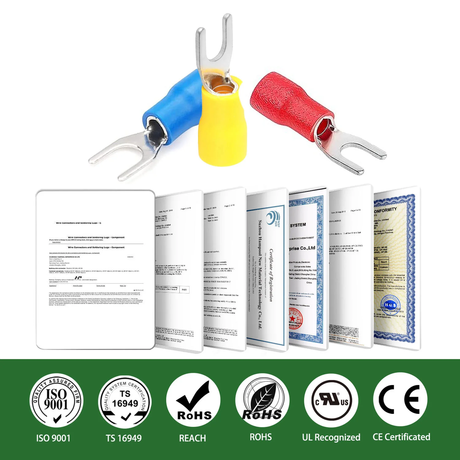 SV1.25 SV2 SV5.5 Elektrischer Gabeldraht-Steckverbinder-Kit, isolierter Kupfer-Crimp-Spleiß, Wirefy, lötfreie Klemme, 22–10 AWG-Sortiment – Detail 6