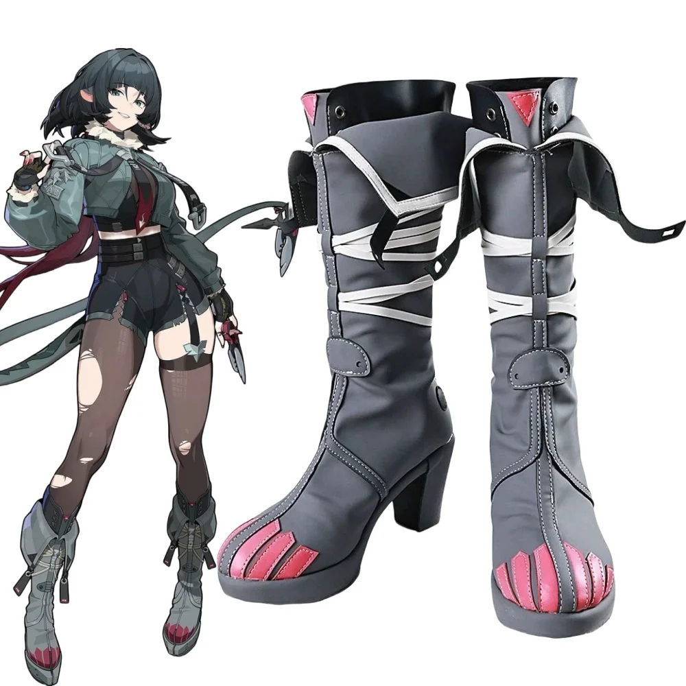 

Zenless Zone Zero Jane Doe Shoe Cosplay Game ZZZ Shoes Costume Accessories Props Anime Halloween for Woman Boots