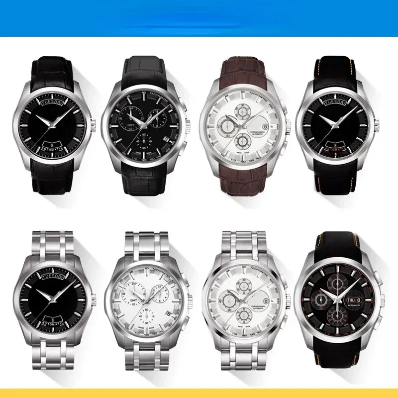 Correa de reloj de acero inoxidable para Tissot 1853 Couturier, correa de reloj masculina T 035410 un T 035407   T T T 035428   Accesorios para