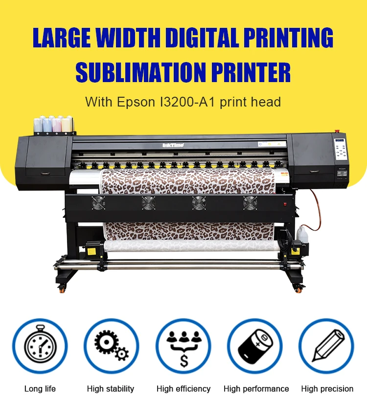 IT-S1902 Inktime High speed digital textile heat transfer printing machine dye sublimation printing machine 1.9m digital printer