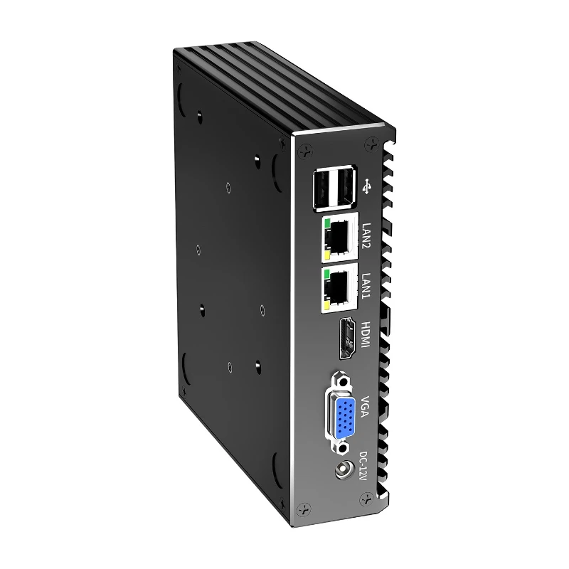 N2840/N2930/J1900 Mini Host Dual Network Embedded Industrial Computer