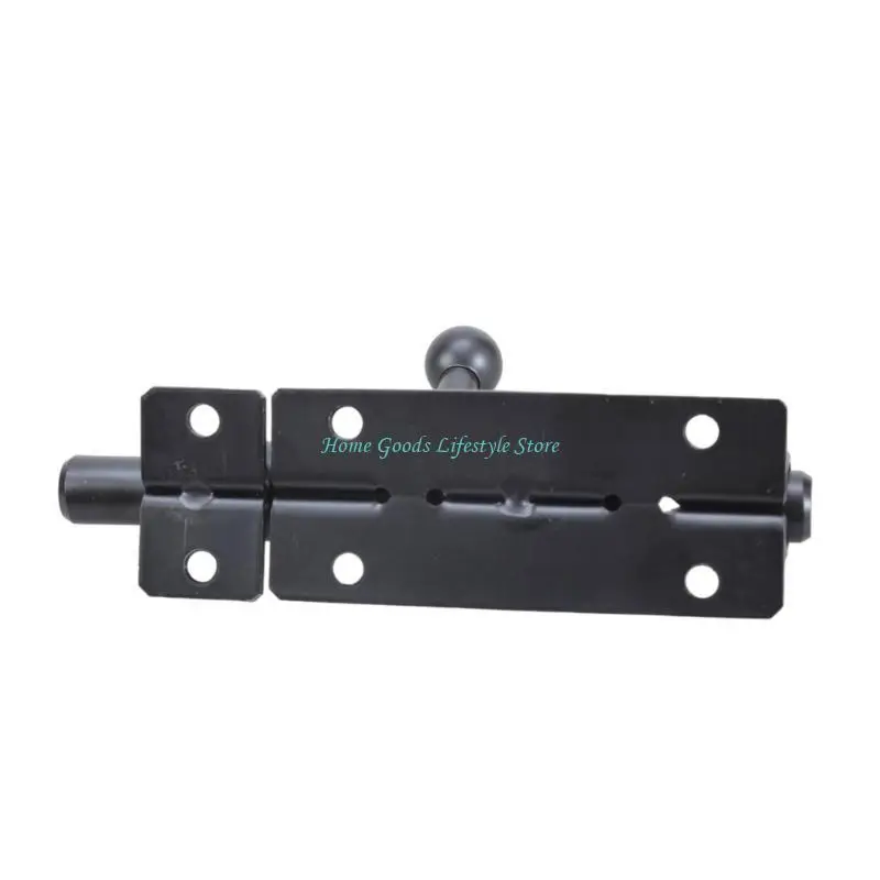 E74E Stainless Steel Door Lock Sliding Bolts Latches Hasp Bedroom Door Lock with Screws for Internal Door Enduring