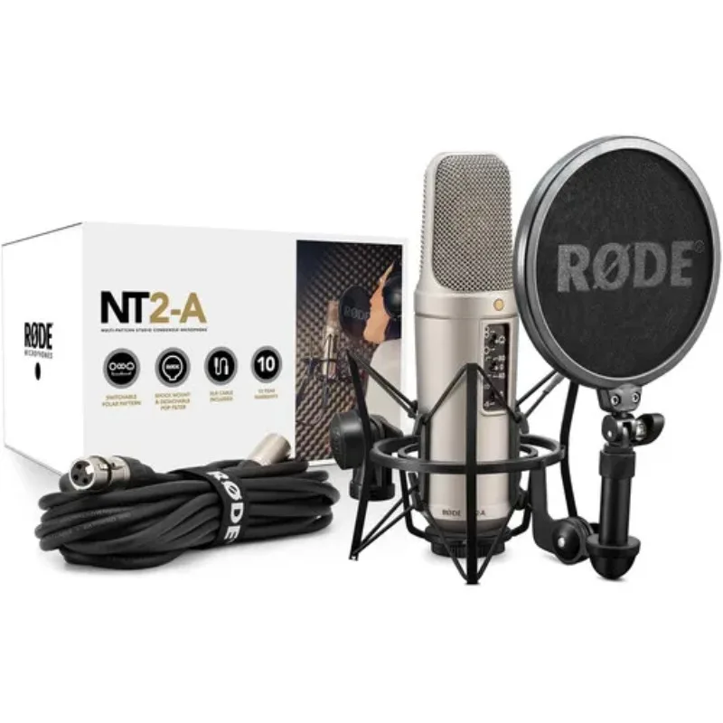 

B t Quality NT2-A Large-Diaphragm Multipattern Condenser Microphone Ready to Ship