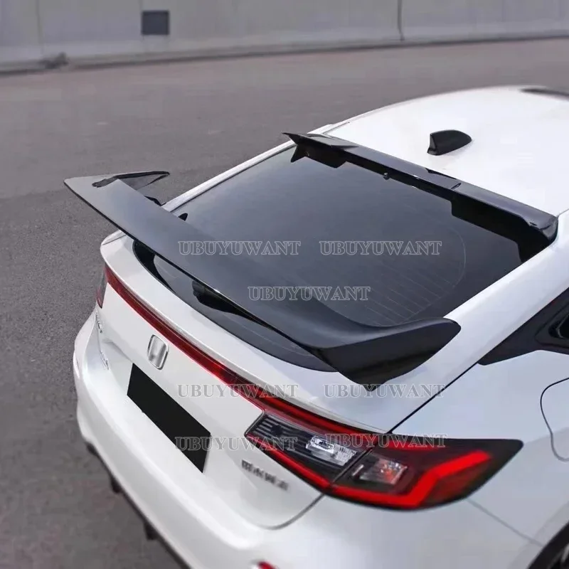 

For New Honda Civic Hatchback V M S Style 2022 2023 Car Trunk Spoiler ABS Auto Rear Trunk Wing Accessories Spoiler