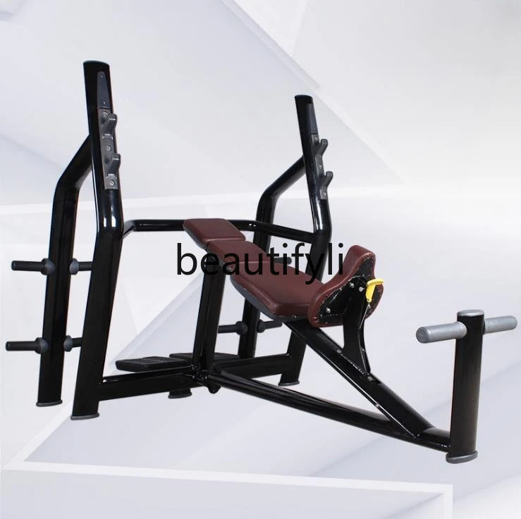 

Indoor gym equipment, commercial recumbent push frame, multi-functional bench press frame
