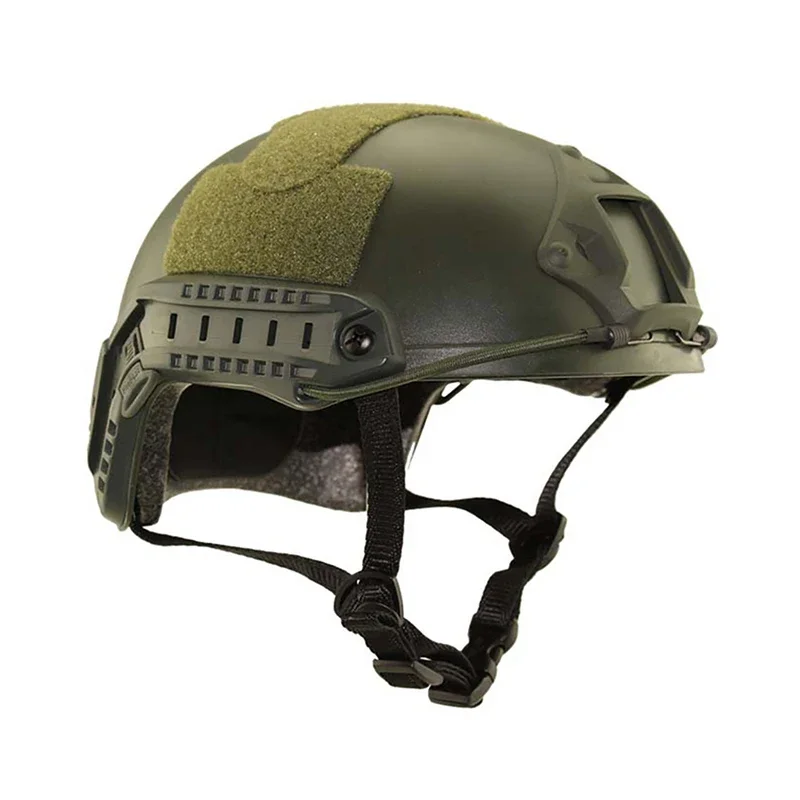 Exército Airsoft MH exterior capacete protetor rápido, Paintball Wargame capacete com óculos, leve