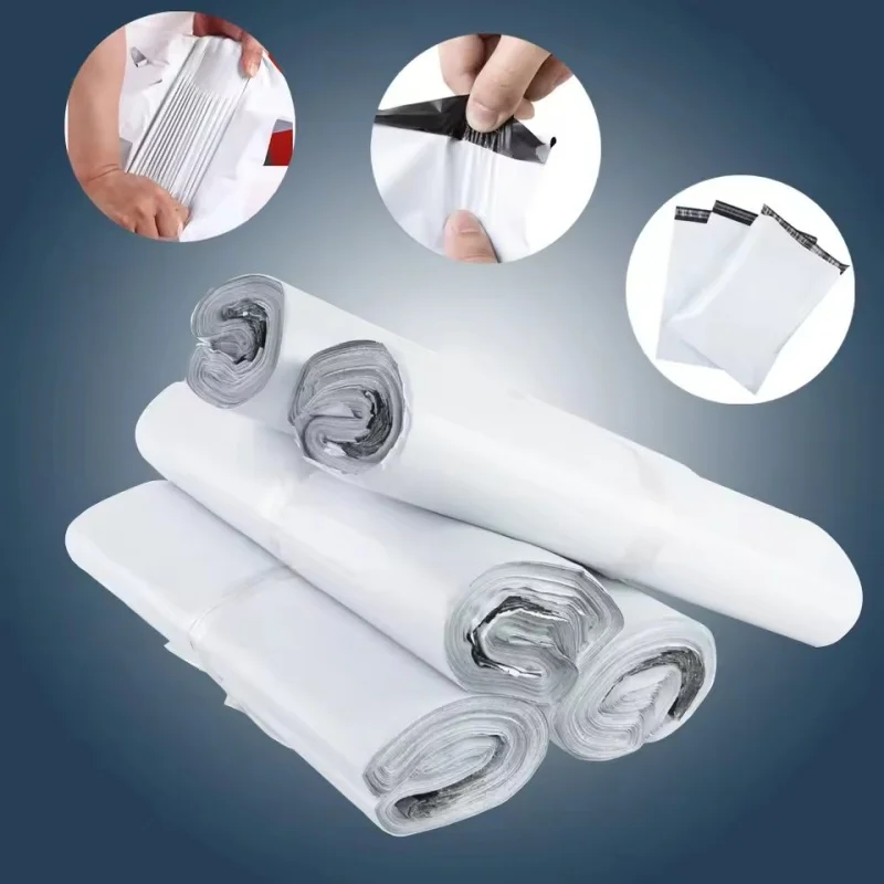 

100 шт. самоклеящиеся упаковочные пакеты, герметичные водонепроницаемые пакеты для экспресс-доставки, логистические упаковочные пакеты, пылезащитные упаковочные пакеты