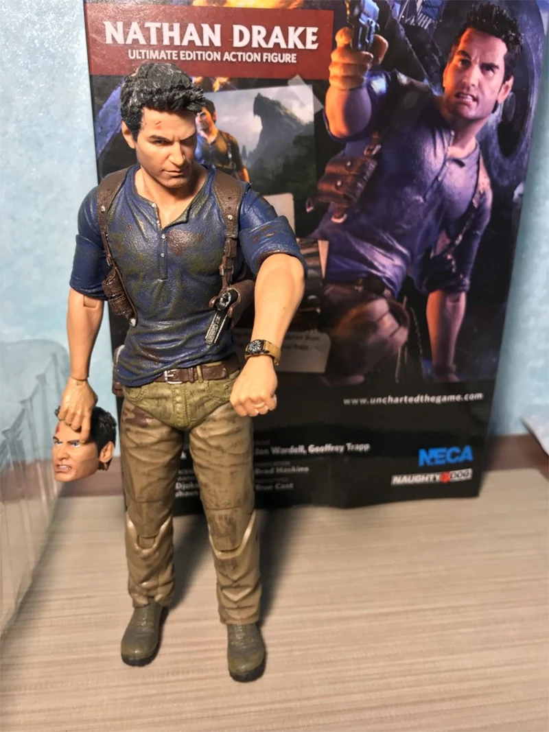 NECA Uncharted 4 A thief\'s end NATHAN DRAKE Action Figure Model Toys Collectable Doll Creative Present For Kids