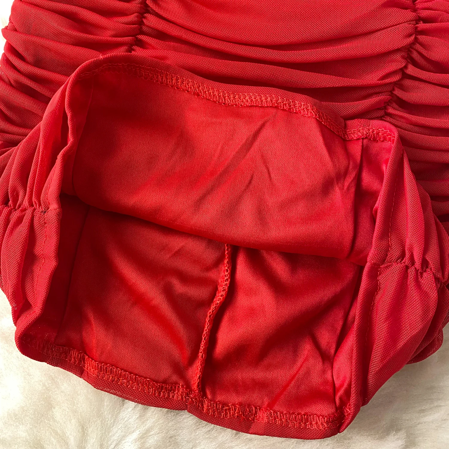 Elegancka seksowna plisowana bez pleców asymetryczna sukienka na ramiączkach wakacyjna szczupła damska letnia impreza Hip sukienki typu Wrap — zdjęcie 7