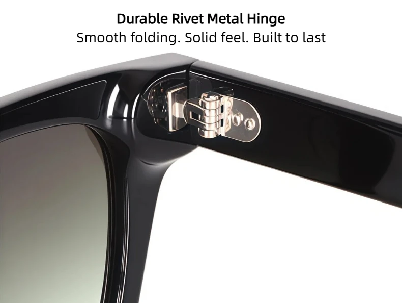 LumoGaze Retro-Sonnenbrille mit dickem Rahmen, rechteckig, UV400-Schutz für Damen, trendige Retro-Sonnenbrille aus hochwertigem Acetatfaser für Herren – Detail 16