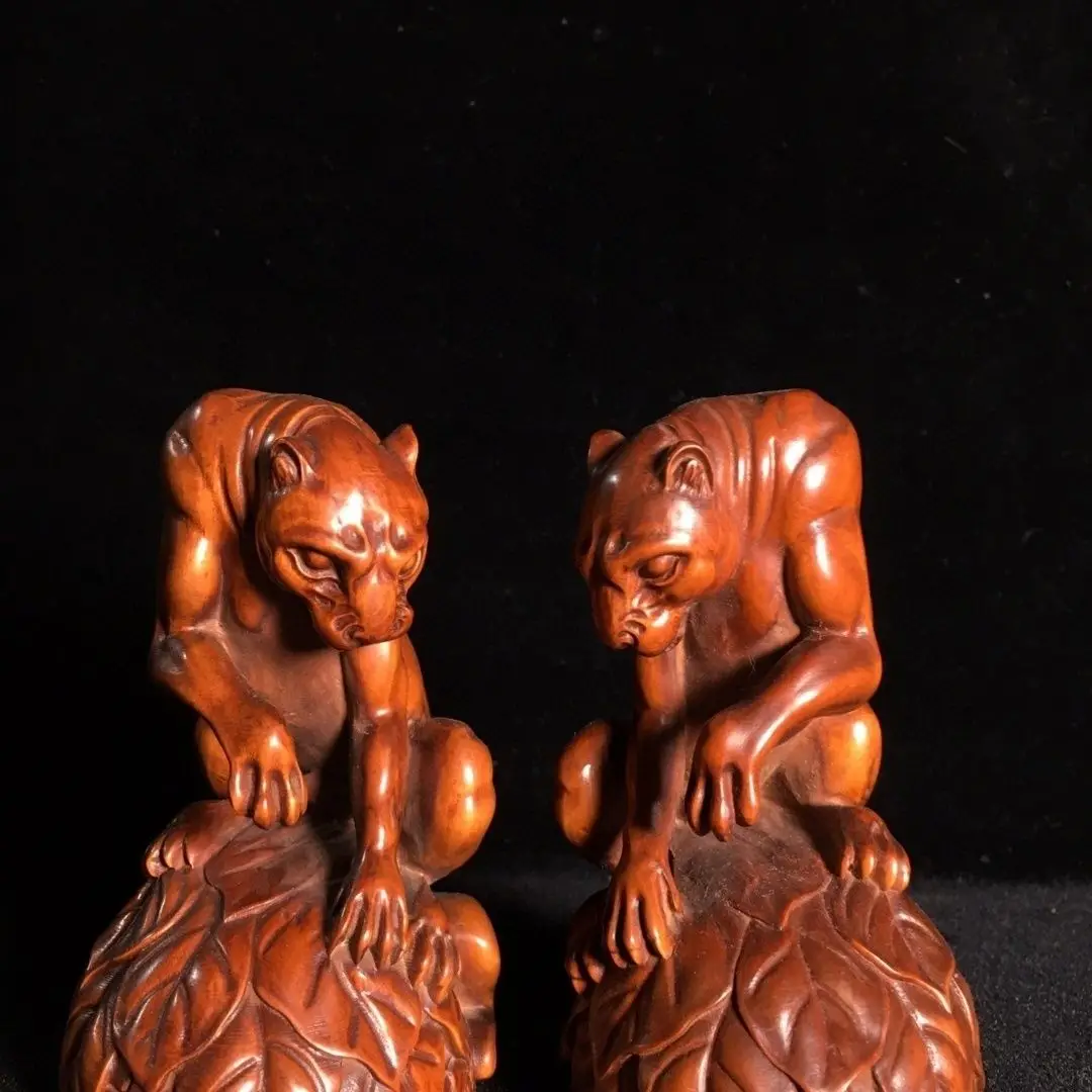 Sharp claw leopard Statue Figurine Desktop Ornaments Home Decoration Crafts Tea Pet Decor