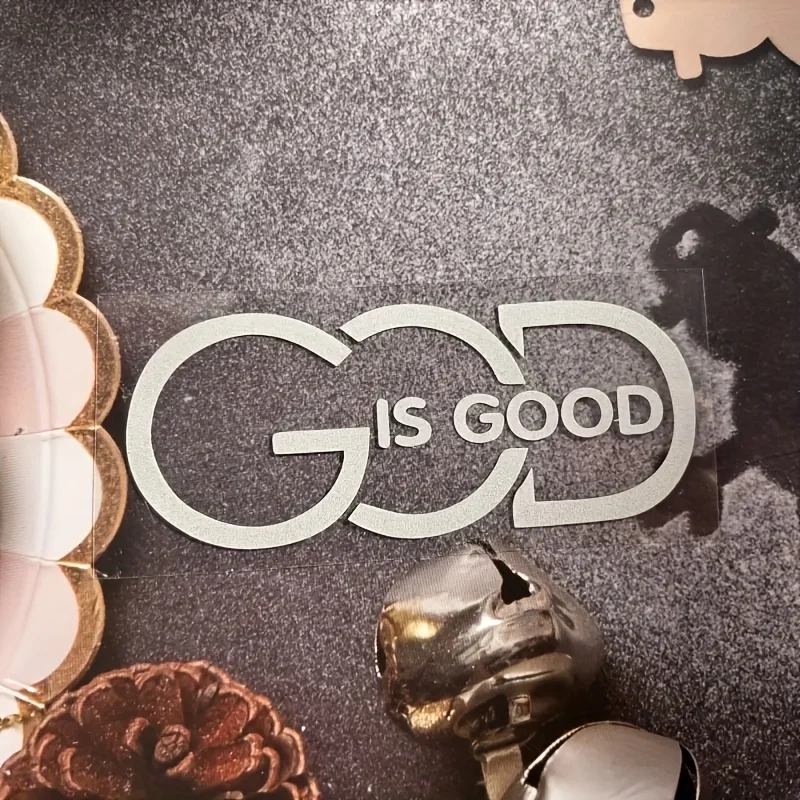

1 шт. наклейка "G Is Good", водонепроницаемая виниловая наклейка для автомобиля, ноутбука, декора своими руками, черно-белая