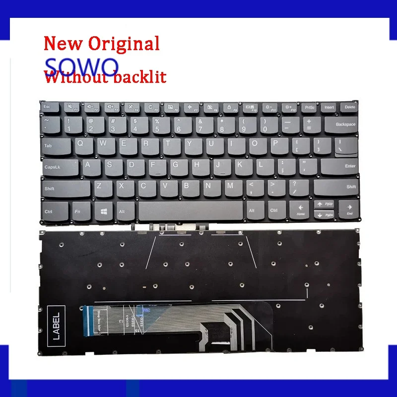 New Genuine Laptop Rreplacement Keyboard Compatible for LENOVO 730-15IKB 730-15IWL 530-14ARR  S540-14IWL C740-14 C340-14IWL