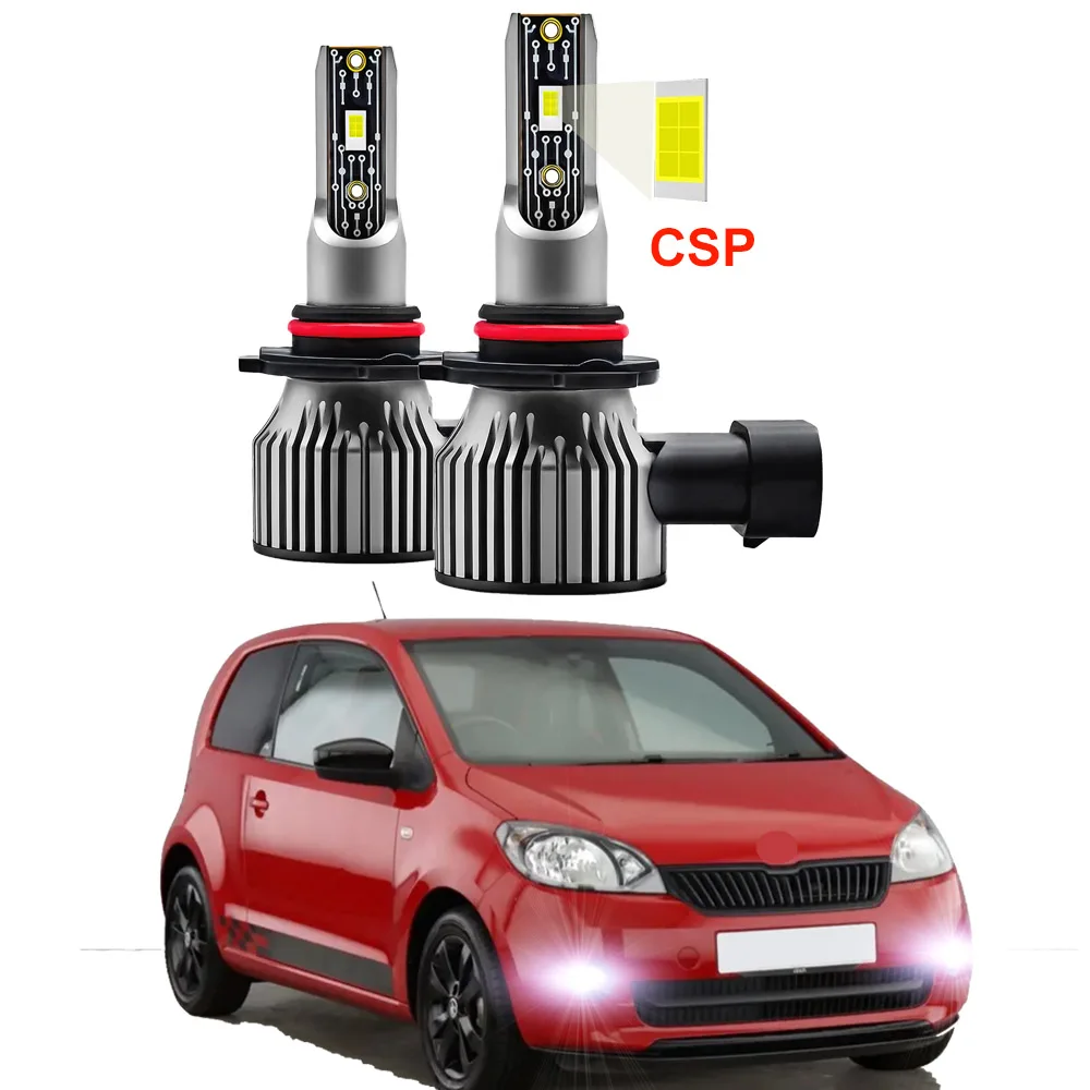 

2шт светодиодные противотуманные фары для Skoda Citigo 2011-2017 белые противотуманные фары Canbus