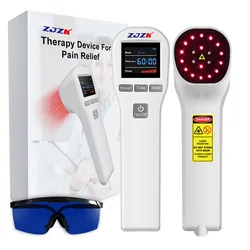 ZJZK Laser Treatment For Joint Pain Arthritis Near Me 650nmX16Diodes+808nmX4Diodes Diabetic Foot Ulcers Rheumatoid Arthritis