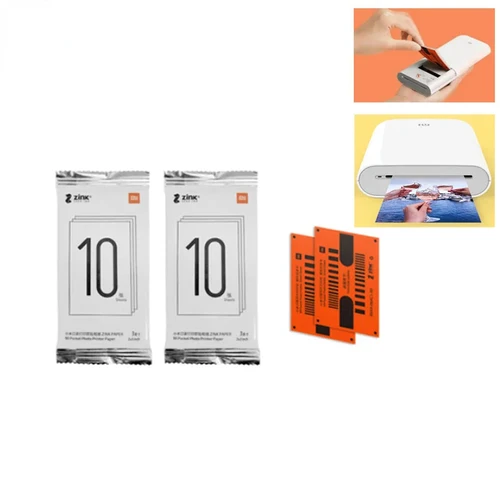 Imagen 2 del producto Papel de impresora de bolsillo Original Xiaomi ZINK hojas de impresión fotográfica autoadhesivas para Mini impresora fotográfica de bolsillo de 3 pulgadas 50 piezas solo papel
