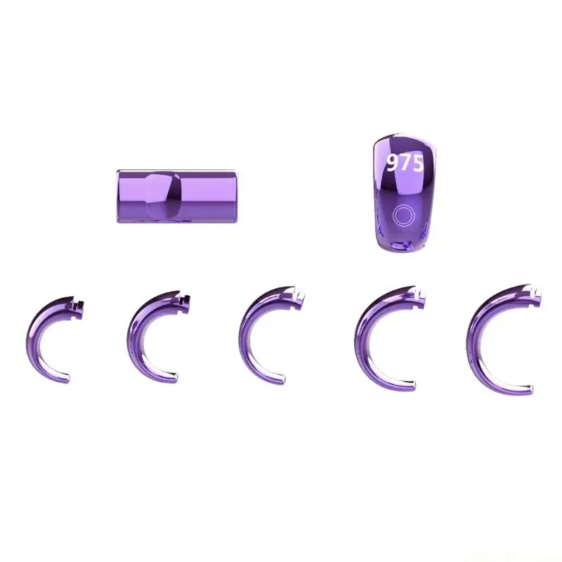 M5TD Electronic Prayer Counter Rings With 5 Replaceable Rings Fitness Tracking APP Synchronization Waterproof Design Daily