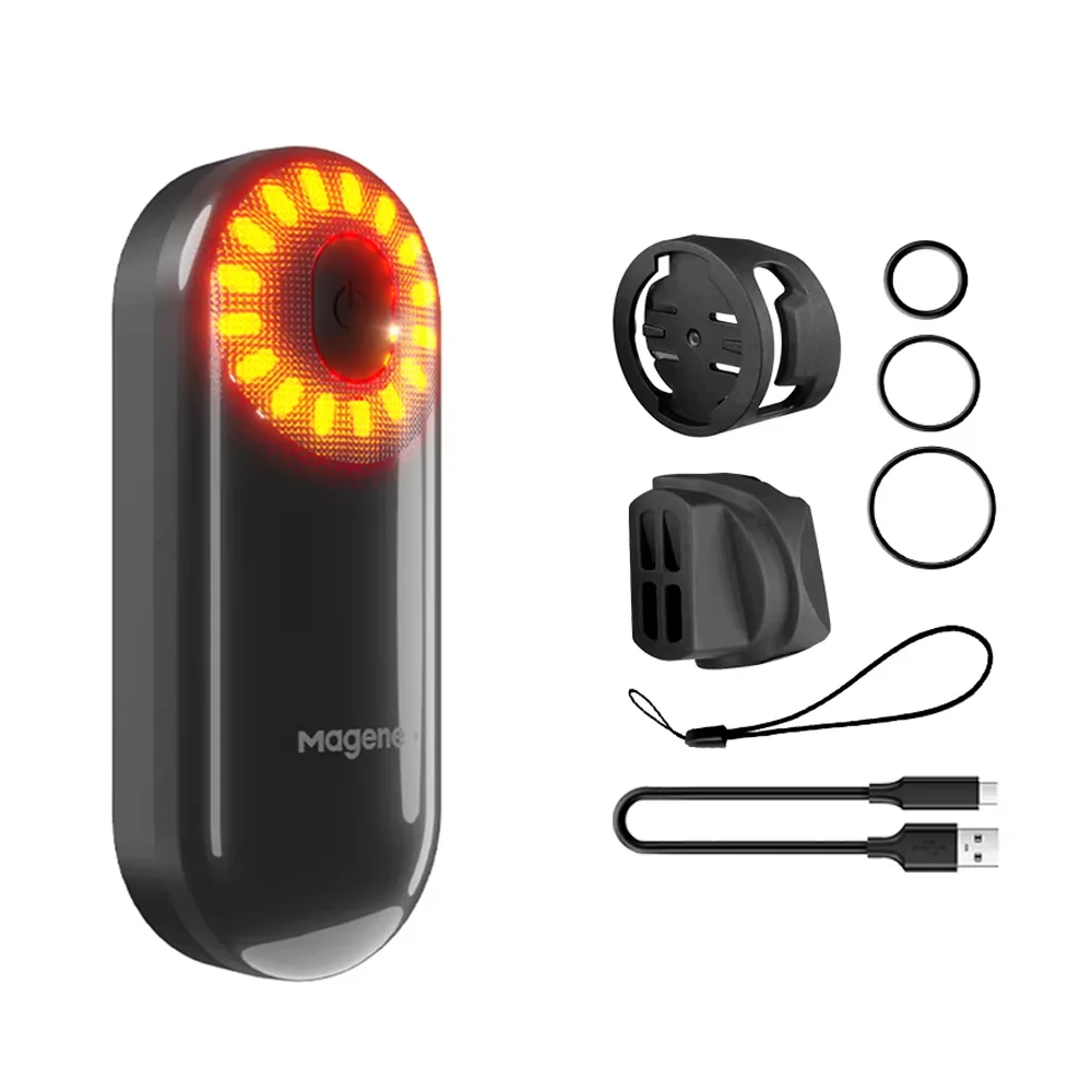 Magene Radar Fiets Achterlicht L508 Fiets Achterrem Detectie Lamp Zadel Zadelpost Chargingebike Waterdicht Led Fietsen Achterlicht