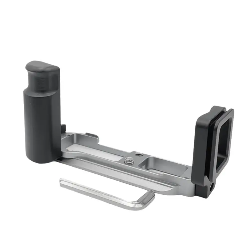 AC57-Camera Grip L Bracket For Olympus E-M10 I/II Camera L Bracket Hand Grip Quick Release Plate Camera Accessories