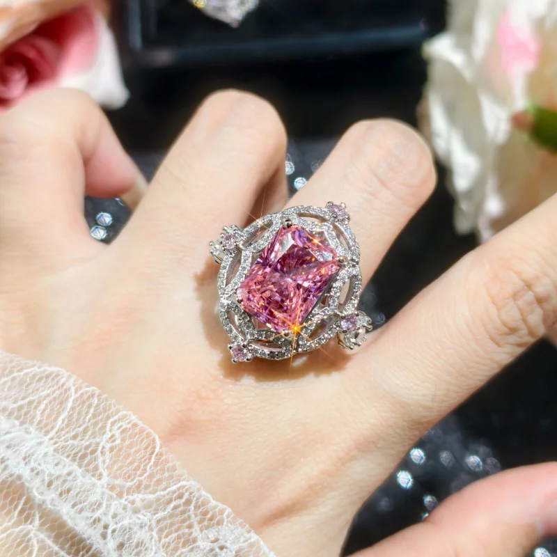 

Дворцовый стиль, розовый циркон, звездный купол, плотный инкрустированный костюм-тройка с высоким смыслом, подарок для банкета