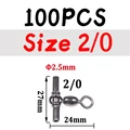100pcs size 2l0