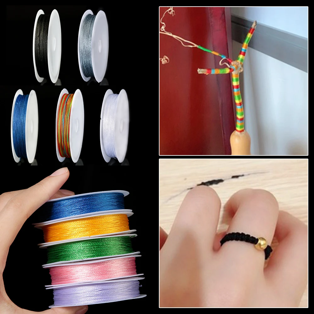 0.8/1.0mm Copper Wires Colorful DIY Beading Wire Cord Thread Jewelry Making Beading Wire Stretch Elastic Cord