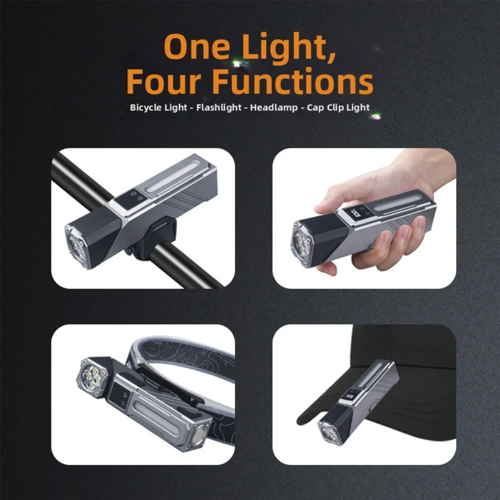 Rechargeable Work Lamp Magnetic COB LED For Mechanic Work Main COB Beam For Cycling Lightweight Camping Work Light